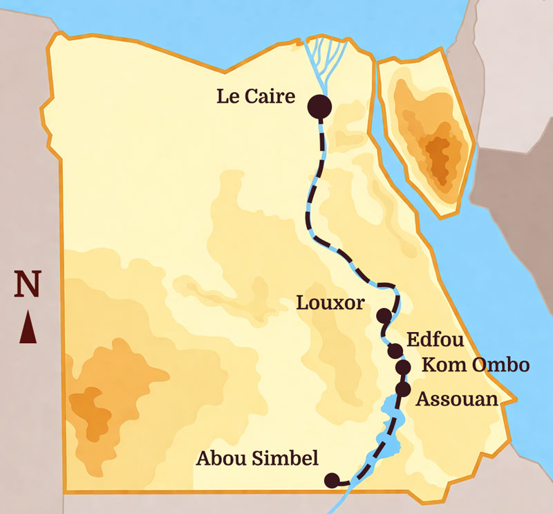 circuit Caire et croisière