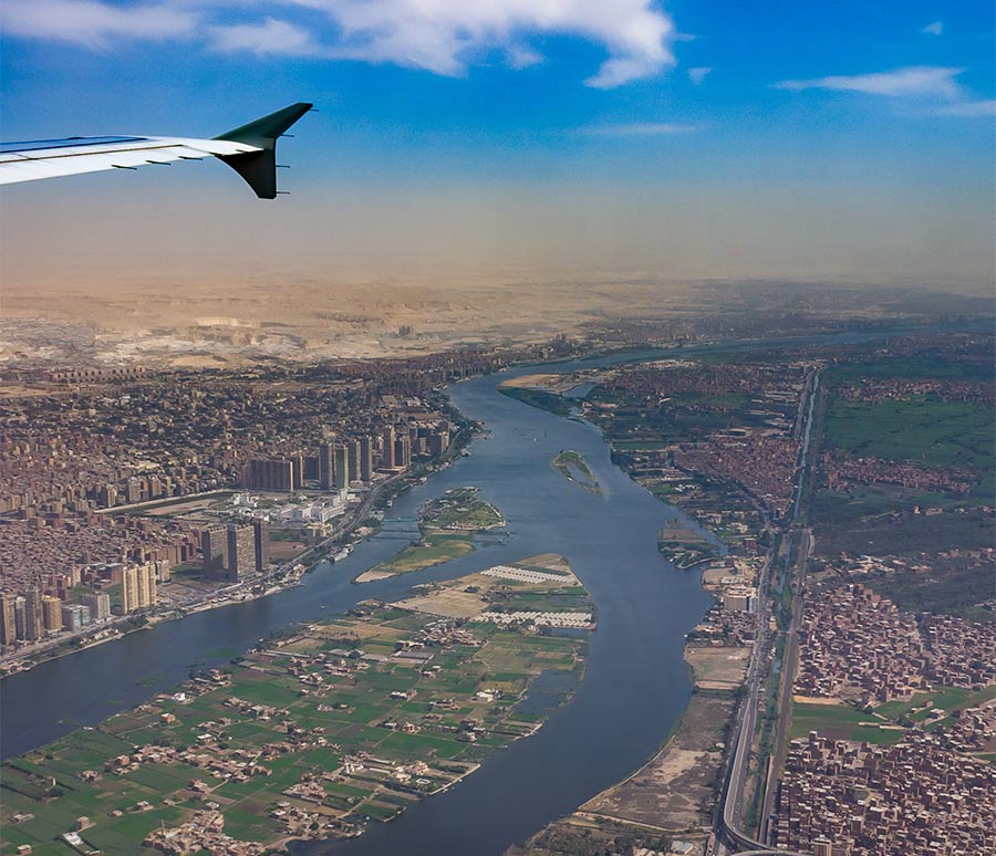 egypte vue du ciel