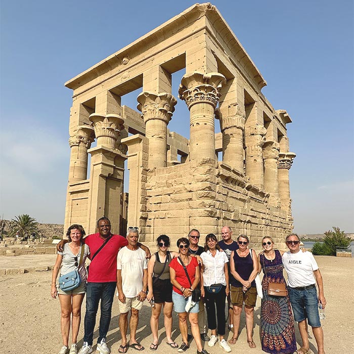 groupe visite temple egypte