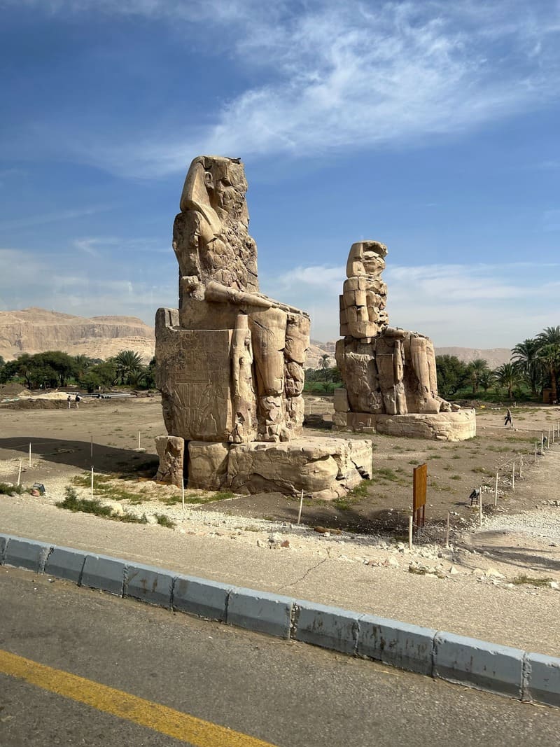 Colosses de Memnon Egypte