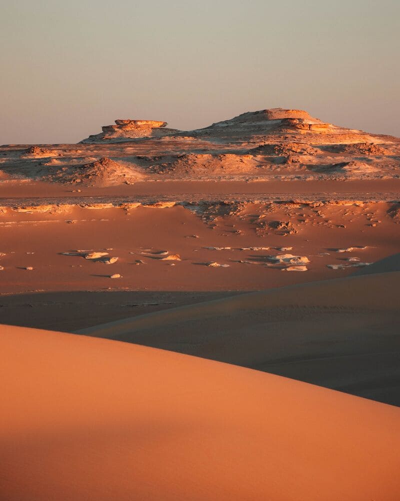 Fayoum1 Lever de soleil sur le désert du Fayoum Egypte