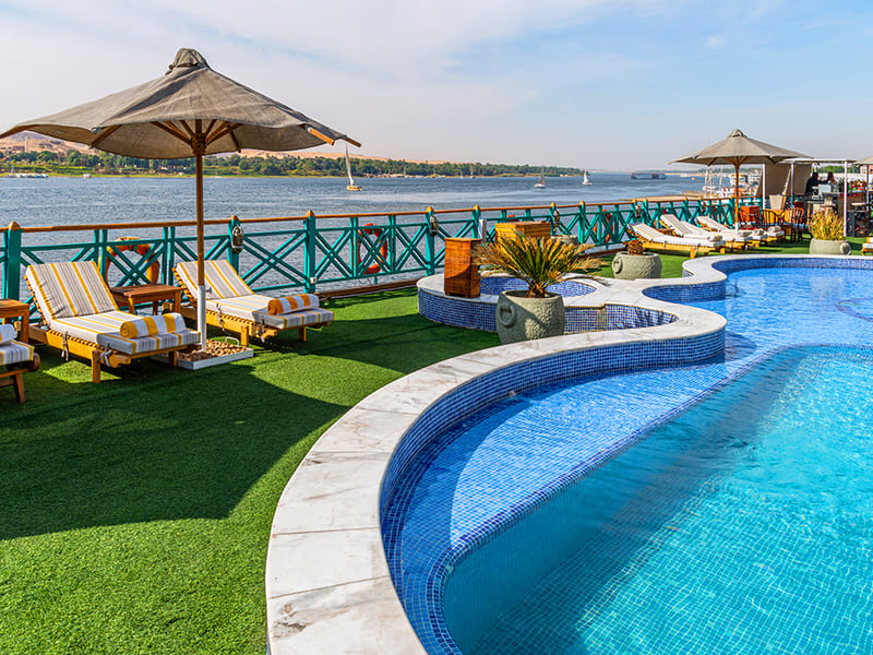 Bateau de croisière sur le Nil Egypte