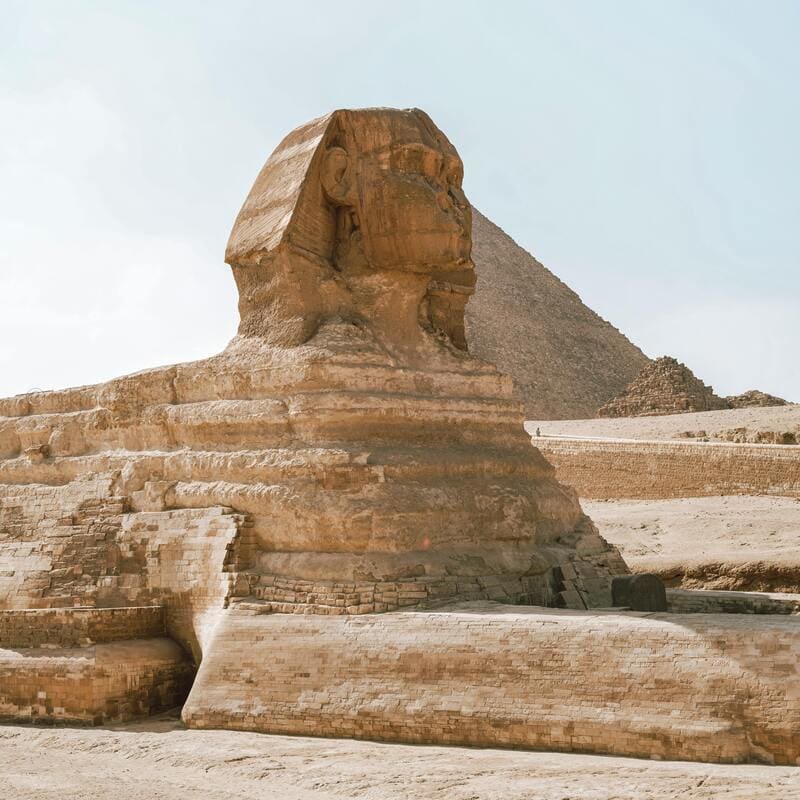 Pyramides de Gizeh Sphinx Gizeh Egypte