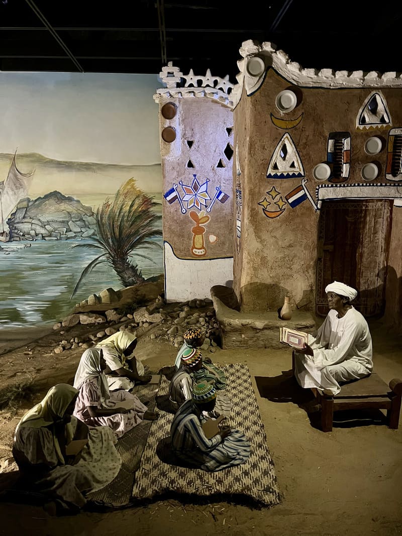 Scène de vie Musée Nubie Assouan